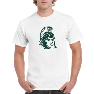 Michigan State University Spartans Sparty Mark Short Sleeve T Shirt - White