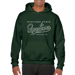 Michigan State University Spartans Road Trip Heavy Blend Hoodie - Forest