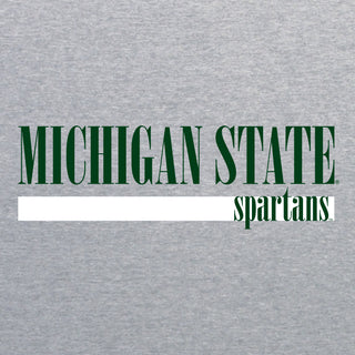 Michigan State University Spartans Boldline Basic Cotton Crewneck Sweatshirt - Sport Grey