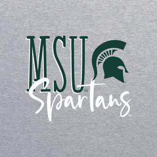 MSU Tall Type Tag T-Shirt - Sport Grey