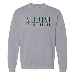 MSU Classic Alumni Crewneck - Sport Grey