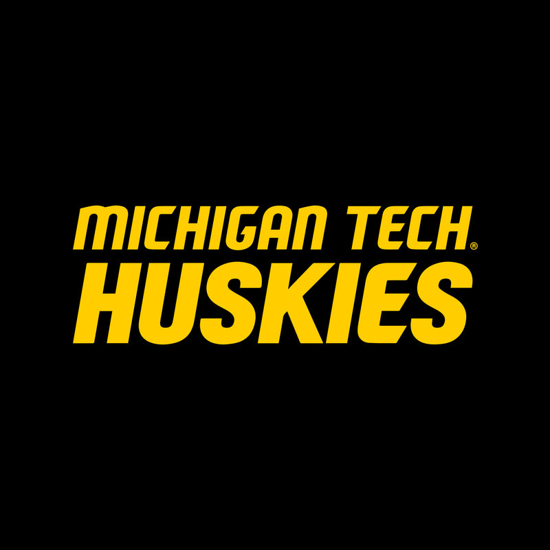 Michigan Tech Front Back Print Hoodie - Black