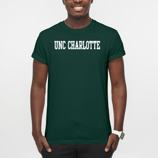 UNC Charlotte Forty-Niners Basic Block T Shirt - Forest