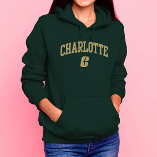 UNC Charlotte Forty-Niners Arch Logo Hoodie - Forest