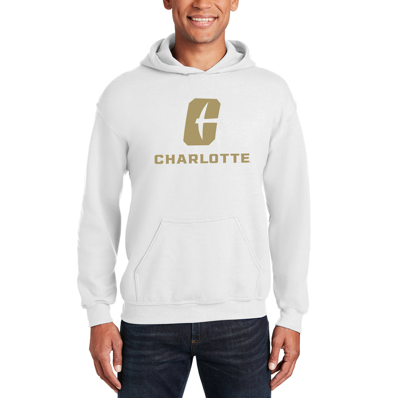 UNC Charlotte Forty-Niners Primary Logo Hoodie - White