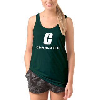 UNC Charlotte Forty-Niners Primary Logo Tank Top - Forest