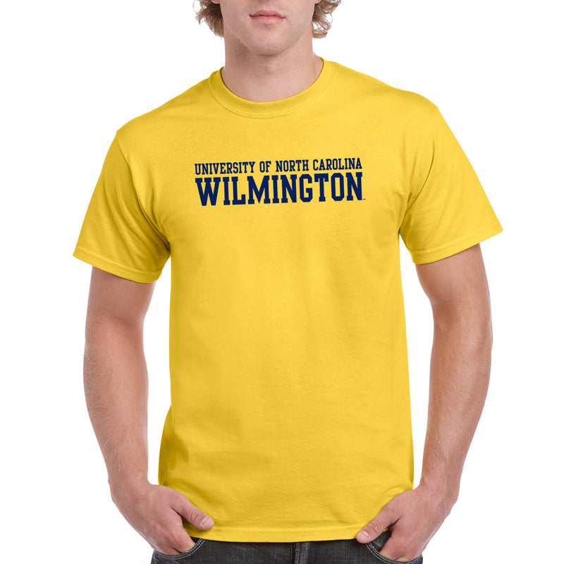 UNC Wilmington Seahawks Basic Block T Shirt