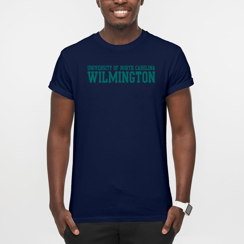 UNC Wilmington Seahawks Basic Block T Shirt