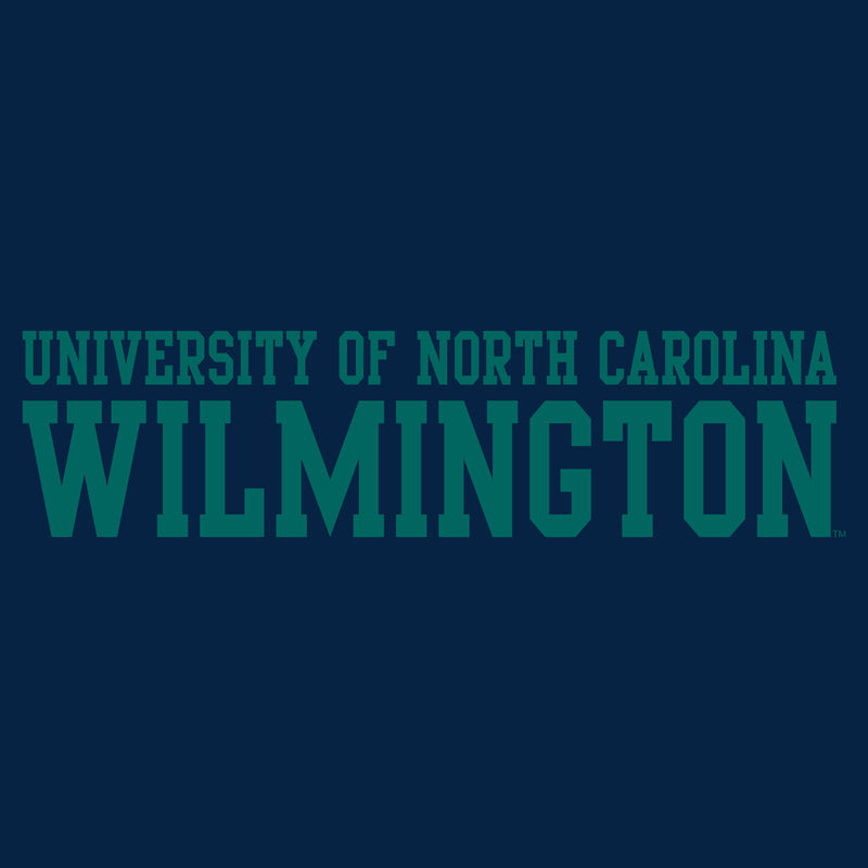 UNC Wilmington Seahawks Basic Block Hoodie - Navy