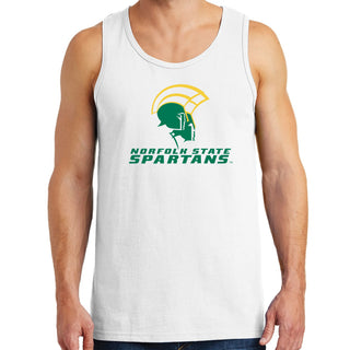 Norfolk State University Spartans Primary Logo Tank Top - White