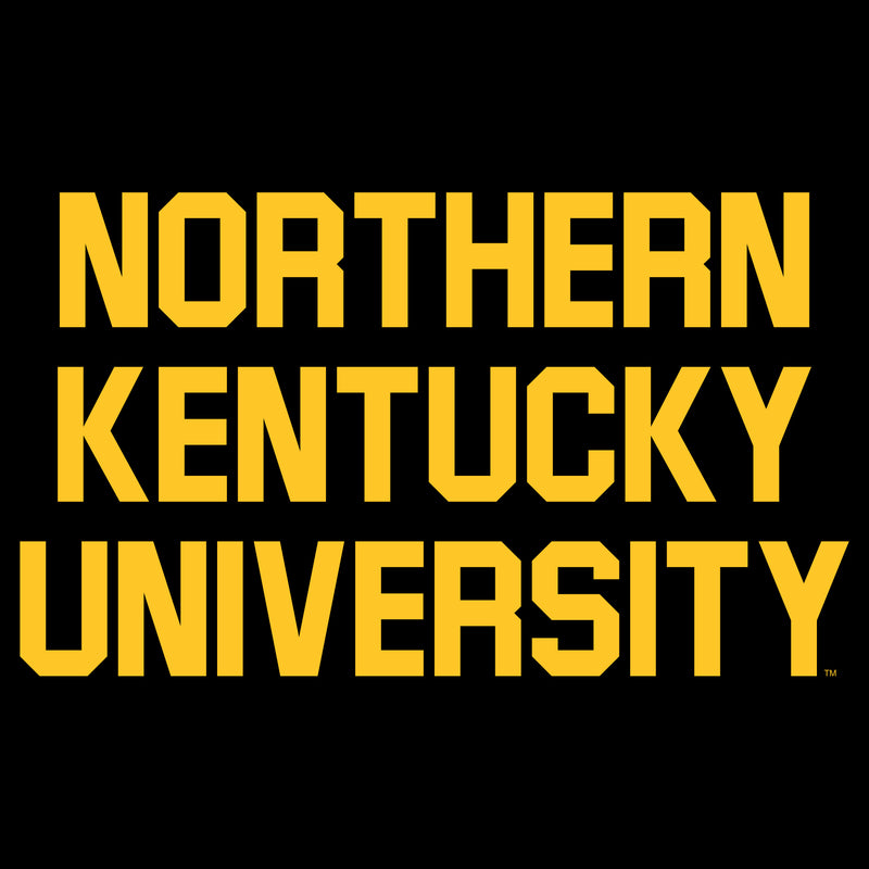 Northern Kentucky University Norse Basic Block Heavy Blend Hoodie - Black