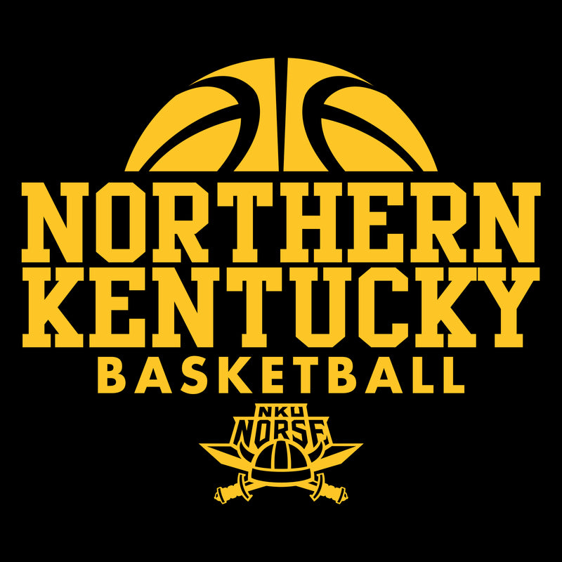 Northern Kentucky University Norse Basketball Hype Short Sleeve T Shirt - Black