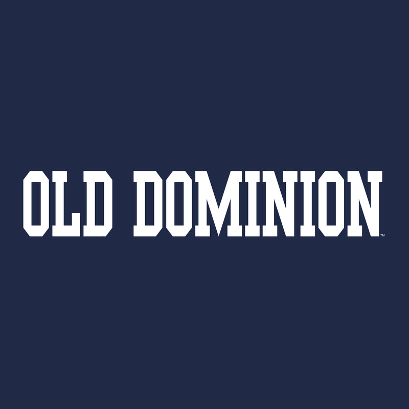 Old Dominion University Monarchs Basic Block Short Sleeve T Shirt - Navy