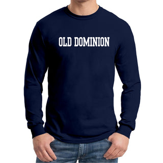 Old Dominion University Monarchs Basic Block Long Sleeve T-shirt - Navy