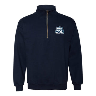 Old Dominion University Monarchs Primary Logo 1/4 Zip Sweatshirt - Navy