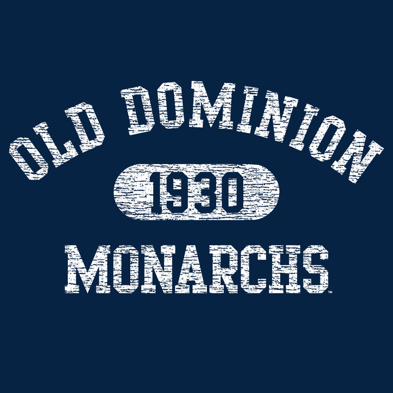 Old Dominion University Monarchs Athletic Arch Heavy Blend Hoodie - Navy