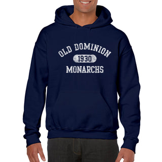 Old Dominion University Monarchs Athletic Arch Heavy Blend Hoodie - Navy