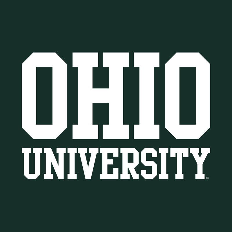 Ohio University Bobcats Basic Block Hoodie - Forest