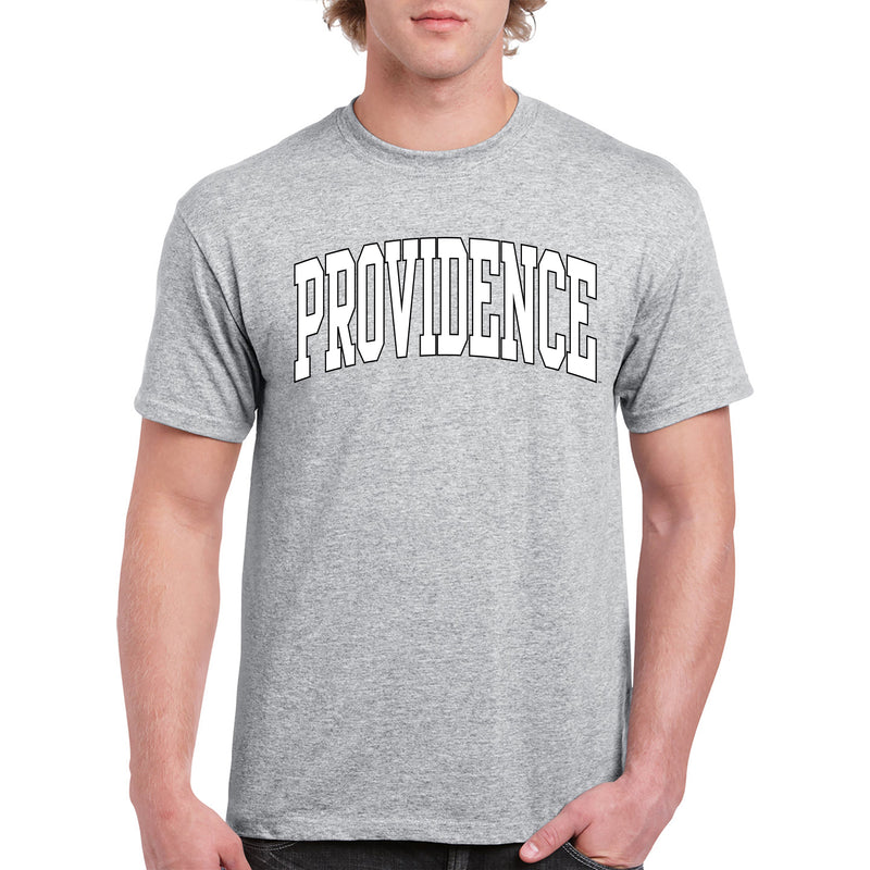 Providence Friars Mega Arch T-Shirt - Sport Grey