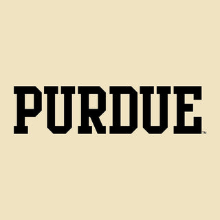 Purdue Boilermakers Basic Block T Shirt - Vegas Gold