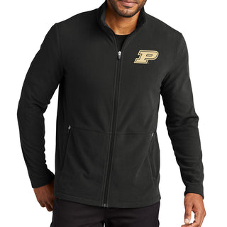 Purdue Boilermakers Primary Logo Accord Microfleece Jacket - Black