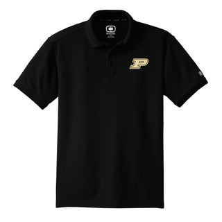 Purdue Boilermakers Primary Logo Caliber Polo - Blacktop