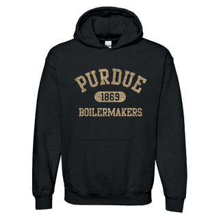 Purdue University Boilermakers Athletic Arch Hoodie - Black