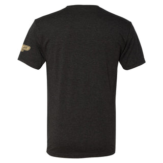Purdue Boilermakers Distressed Arch Logo Triblend Shirt - Vintage Black