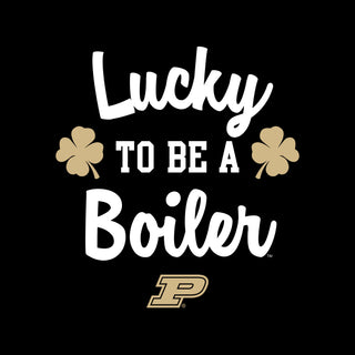 Purdue Boilermakers Lucky to be a Boiler Youth T Shirt - Black