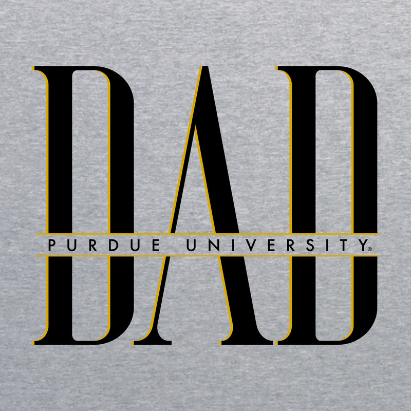 Purdue Classic Dad Crewneck - Sport Grey