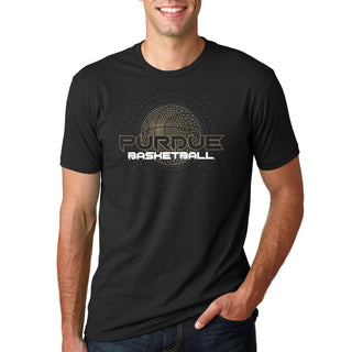 Purdue University Boilermakers Basketball Rezzed - Premium Cotton Tee - Black