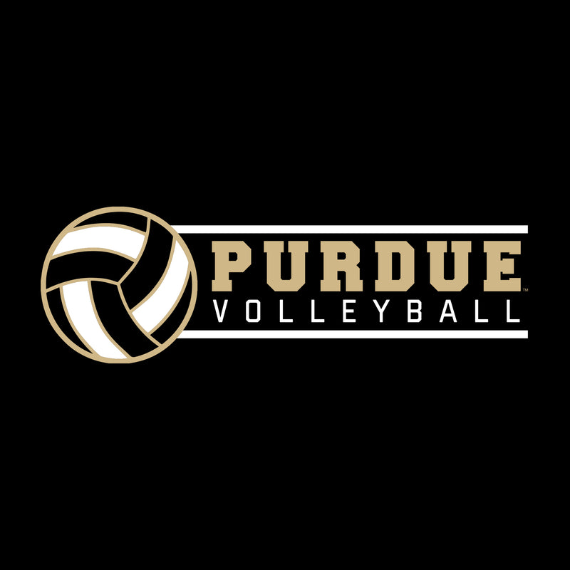 Purdue Boilermakers Volleyball Spotlight T Shirt - Black