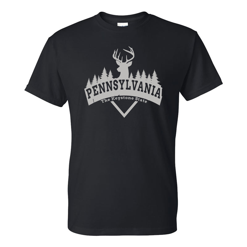 Pennsylvania Deer Arch T-Shirt - Black