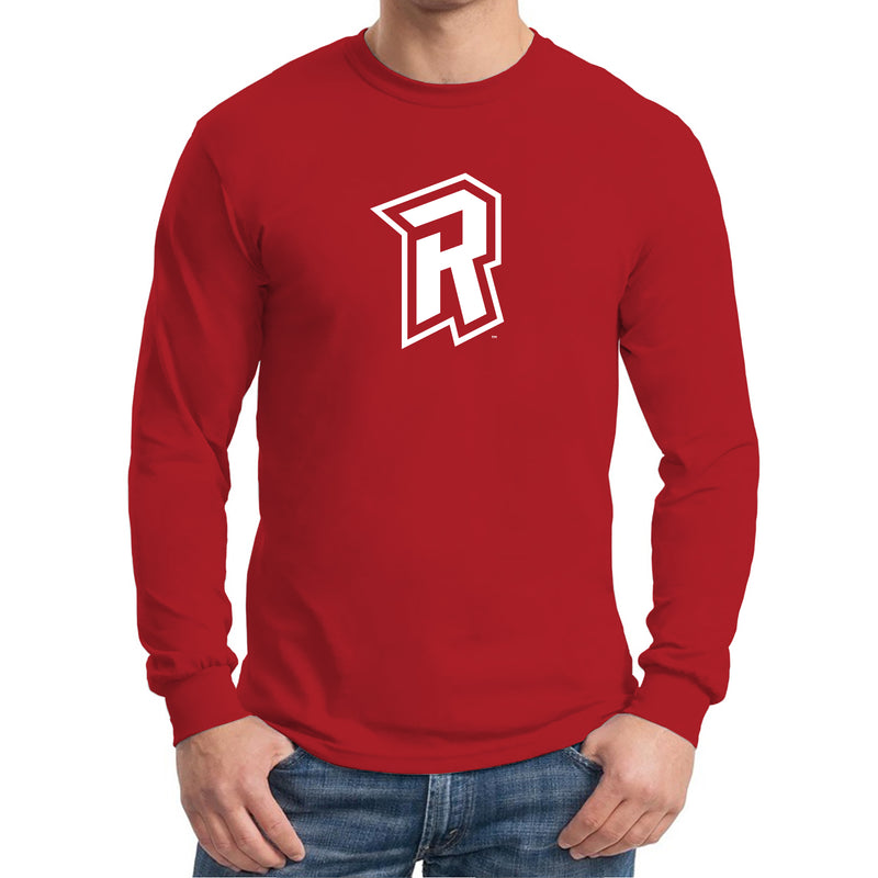 Radford University Highlanders Primary Logo Basic Cotton Long Sleeve T Shirt - Red