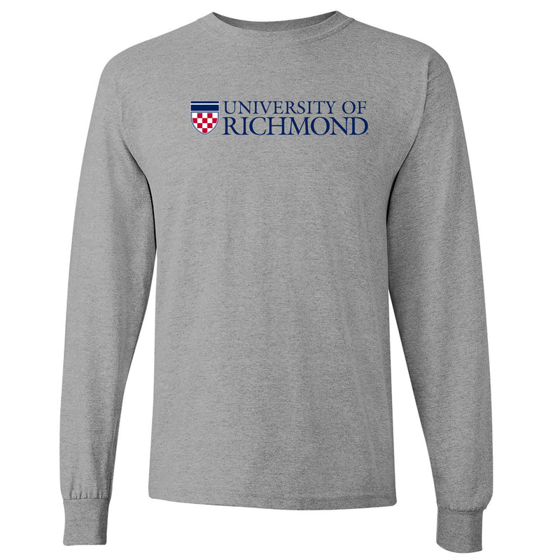 Richmond Spiders Institutional Logo Long Sleeve T Shirt - Sport Grey