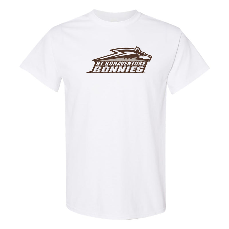 St. Bonaventure Bonnies Primary Logo T Shirt - White