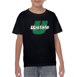 University of South Carolina Upstate Spartans Primary Logo Youth T-Shirt - Black