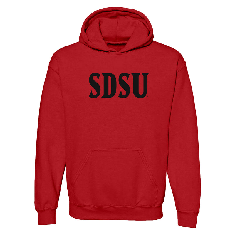 San Diego State Aztecs Basic Block Hoodie - Red