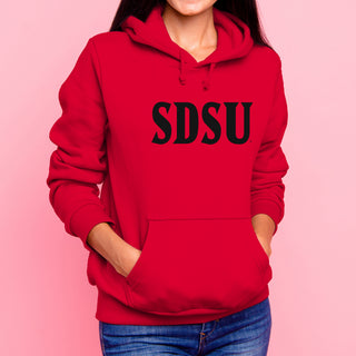 San Diego State Aztecs Basic Block Hoodie - Red