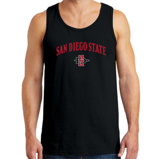 San Diego State Aztecs Arch Logo Tank Top - Black