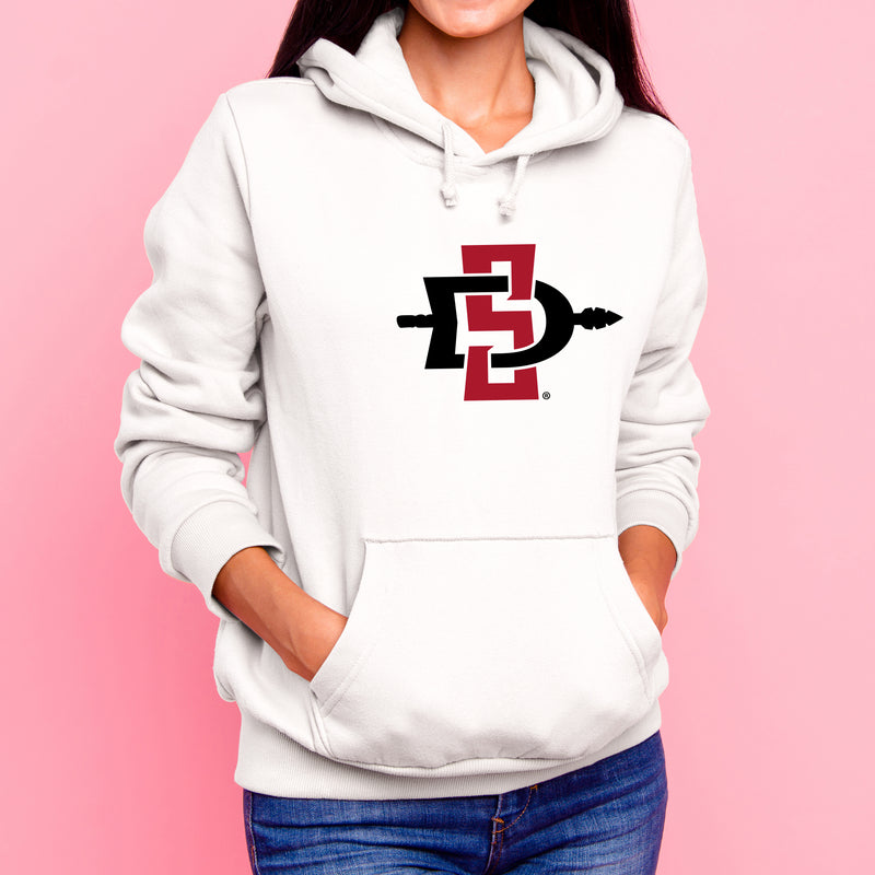 San Diego State Aztecs Primary Logo Hoodie - White