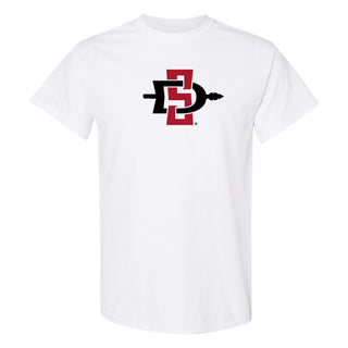 San Diego State Aztecs Primary Logo T Shirt - White