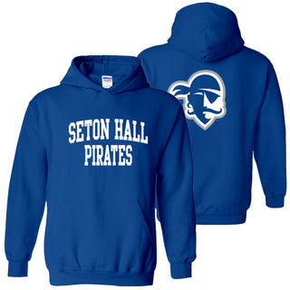 Seton Hall Front Back Print Hoodie - Royal