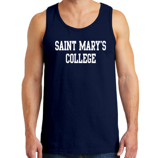 Saint Mary's College Gaels Basic Block Tank Top - Navy