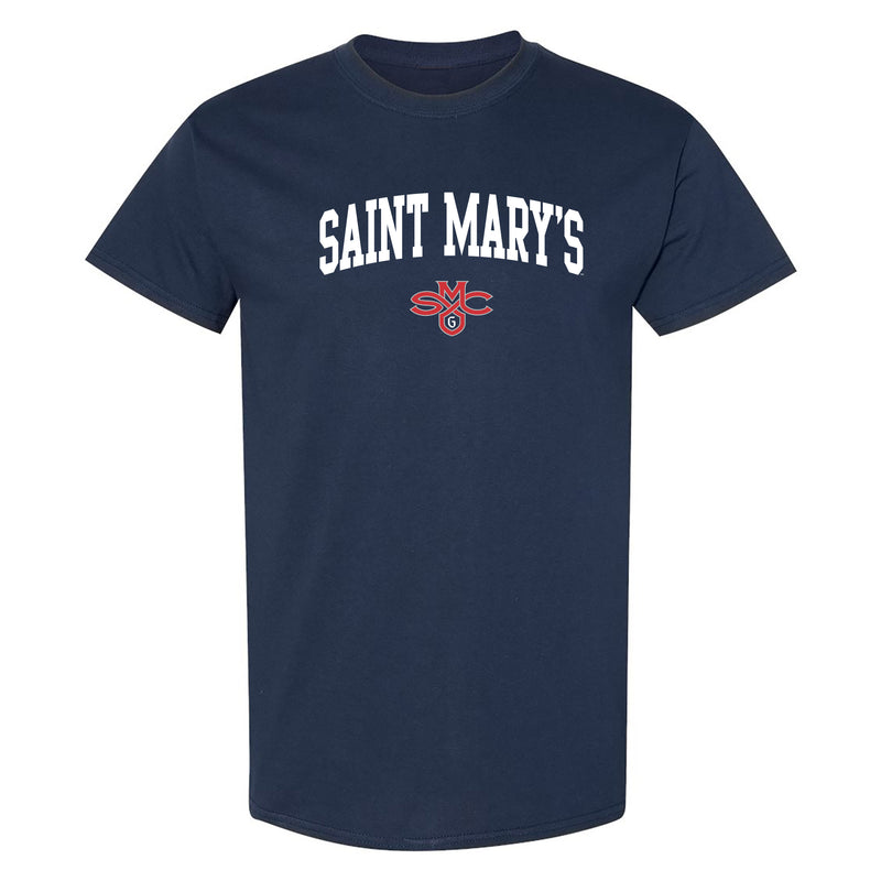 Saint Mary's College Gaels Arch Logo T Shirt - Navy