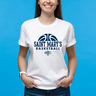 Saint Mary's College Gaels Basketball Hype T Shirt - White