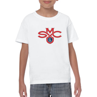 Saint Mary's College Gaels Primary Logo Youth T Shirt - White