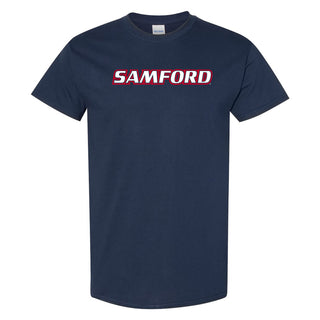 Samford Basic Block T-Shirt - Navy