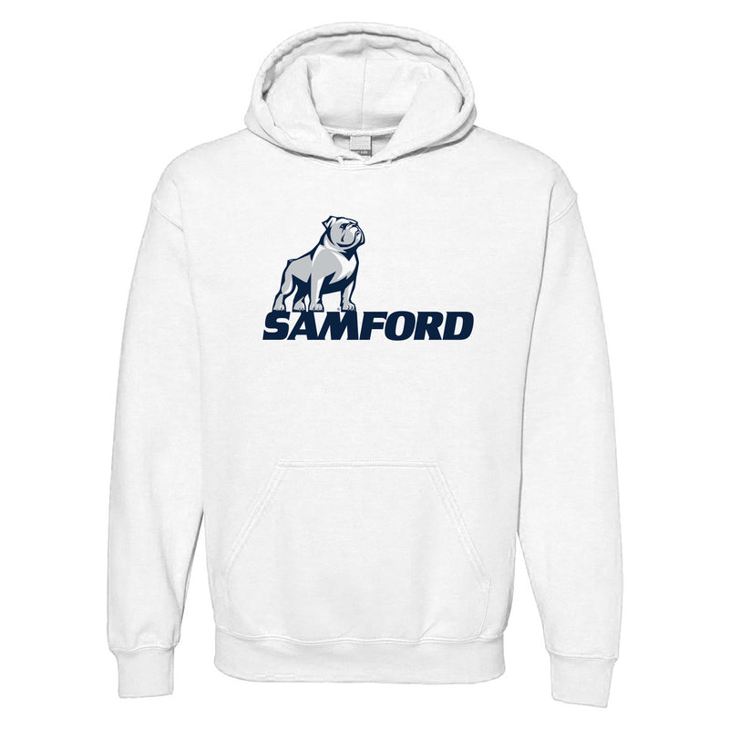 Samford Primary Logo Hoodie - White