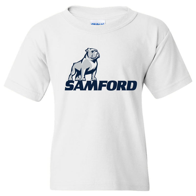 Samford Primary Logo Youth T-Shirt - White